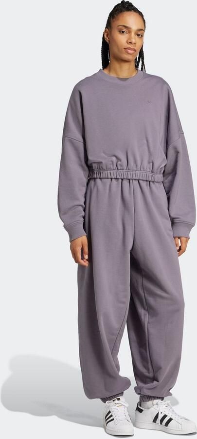 Adidas Originals Premium Essentials Oversized Sweatshirt Grijs- Dames Grijs - Foto 6