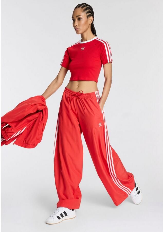 Adidas Originals 3-Stripes Baby Tee Wo T-Shirts & Polo's rood Maat XS Kleding - Foto 9