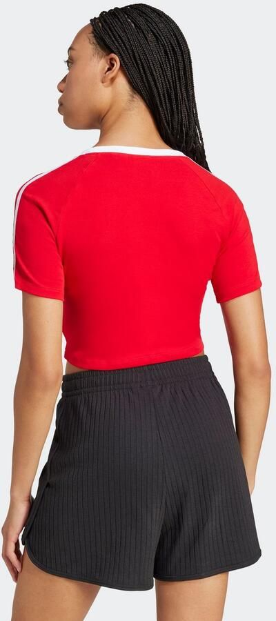 Adidas Originals 3-Stripes Baby Tee Wo T-Shirts & Polo's rood Maat XS Kleding - Foto 8