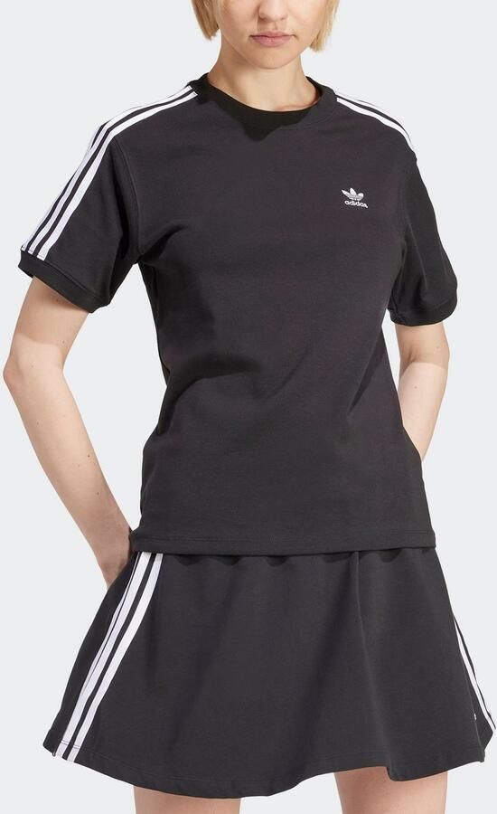 Adidas Originals T-shirt 3 STRIPE TEE drie-strepen shirt met trefoil-logo - Foto 7