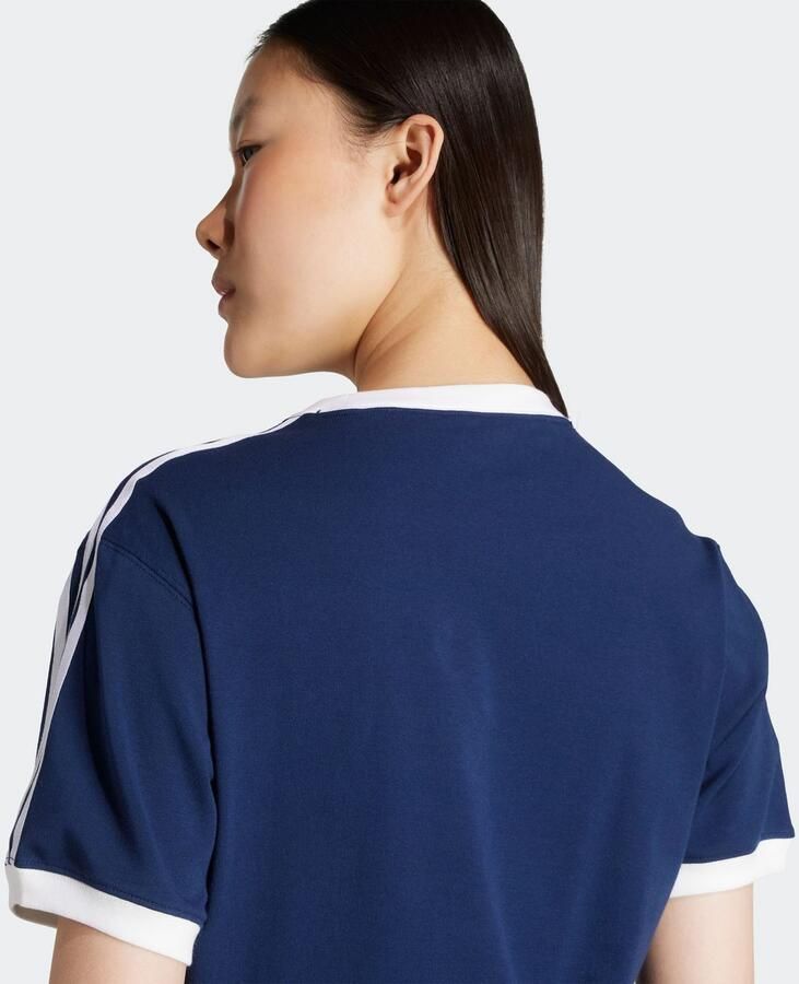 Adidas Originals T-shirt 3 STRIPE TEE drie-strepen shirt met trefoil-logo