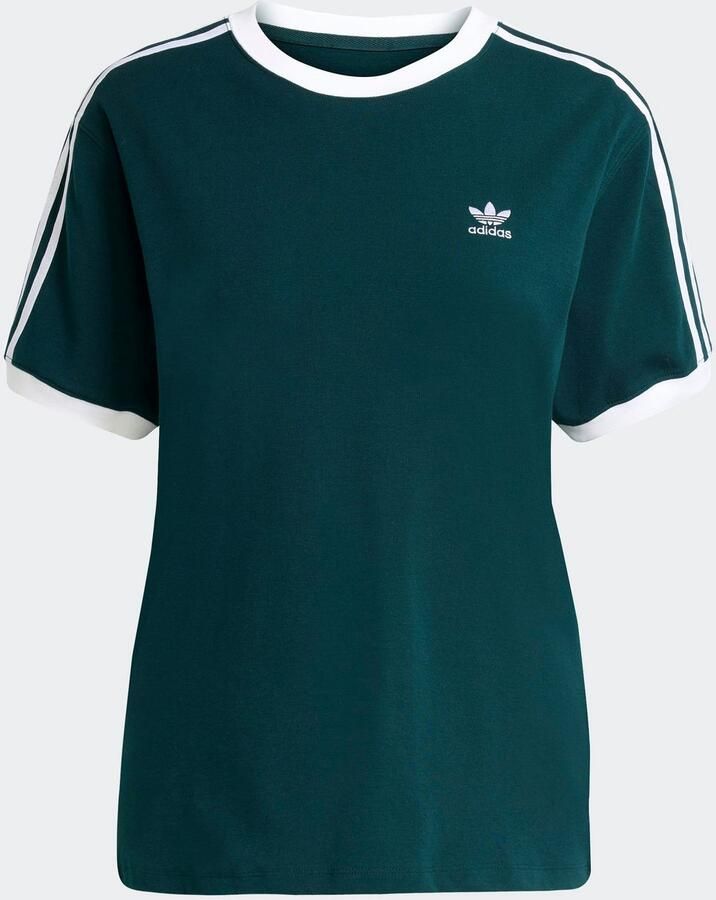Adidas Originals T-shirt 3 STRIPE TEE drie-strepen shirt met trefoil-logo