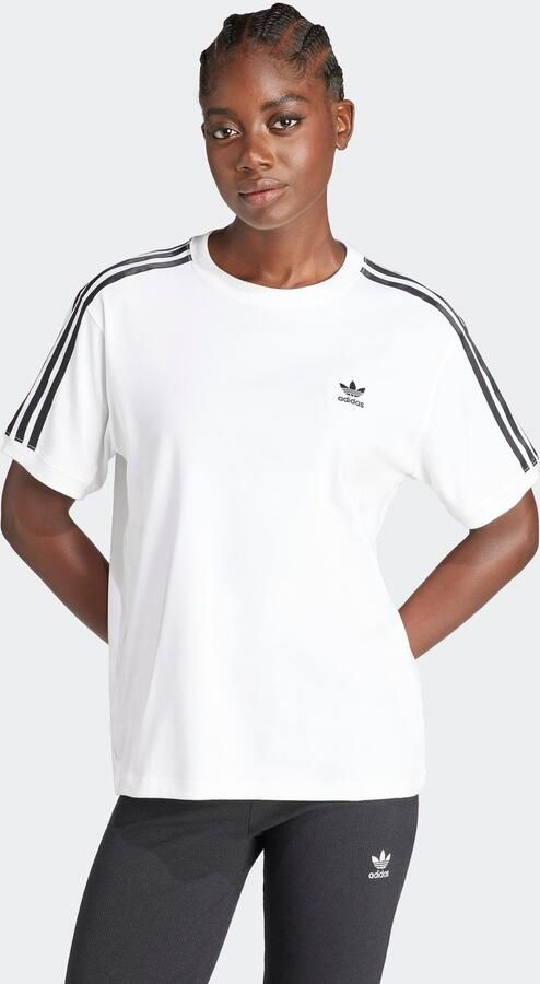Adidas Originals T-shirt 3 STRIPE TEE drie-strepen shirt met trefoil-logo - Foto 5