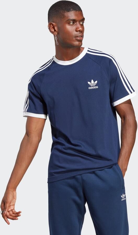 Adidas Adicolor Classics 3-Stripes T-shirt Night Indigo- Heren Night Indigo - Foto 6