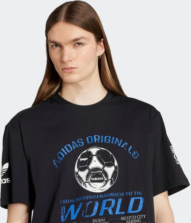 Adidas Originals 90s Football Tee Men T-Shirts & Polo's zwart Maat XL Kleding - Foto 2