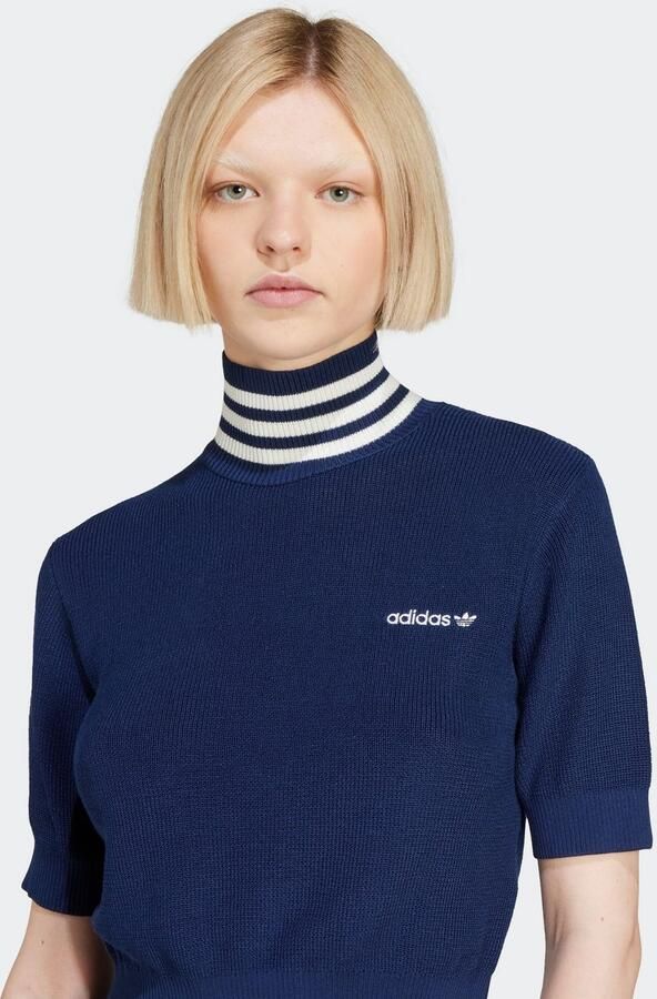 Adidas Originals T-shirt CROP TURTLENECK - Foto 3
