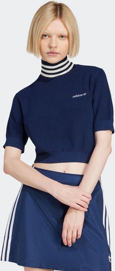Adidas Originals T-shirt CROP TURTLENECK - Foto 5