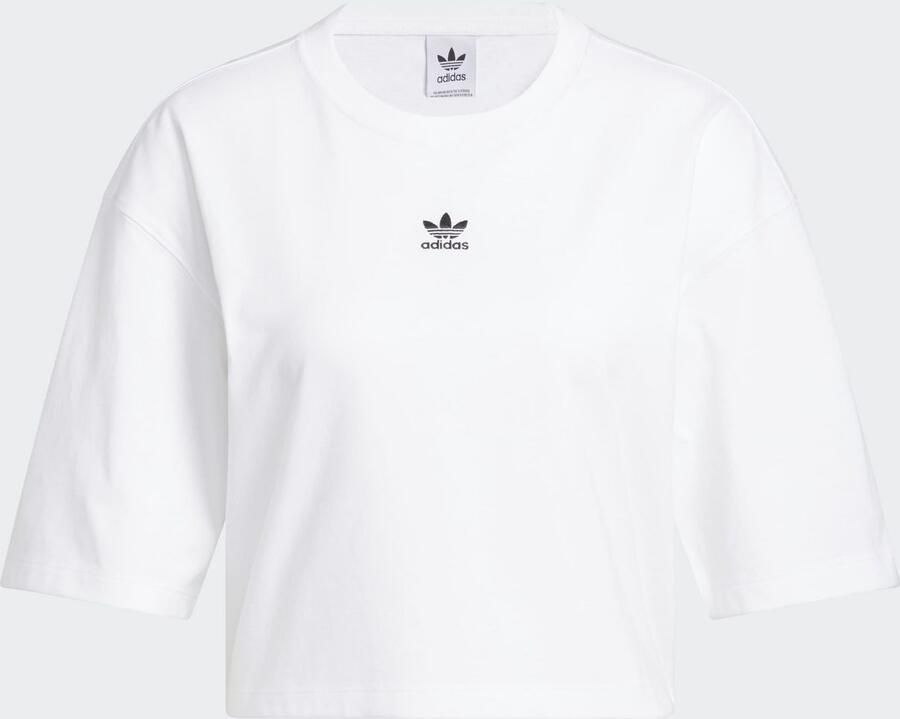 Adidas Originals Essentials Crop T-Shirt Wo T-Shirts & Polo's wit Maat XS Kleding - Foto 5