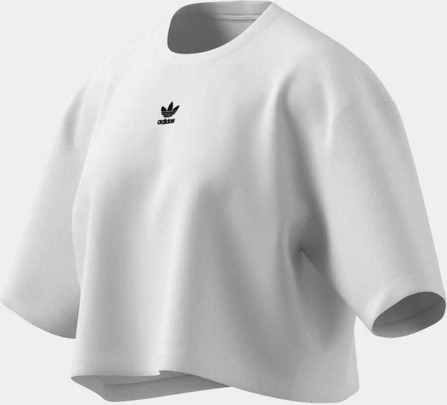 Adidas Originals Essentials Crop T-Shirt Wo T-Shirts & Polo's wit Maat XS Kleding - Foto 3