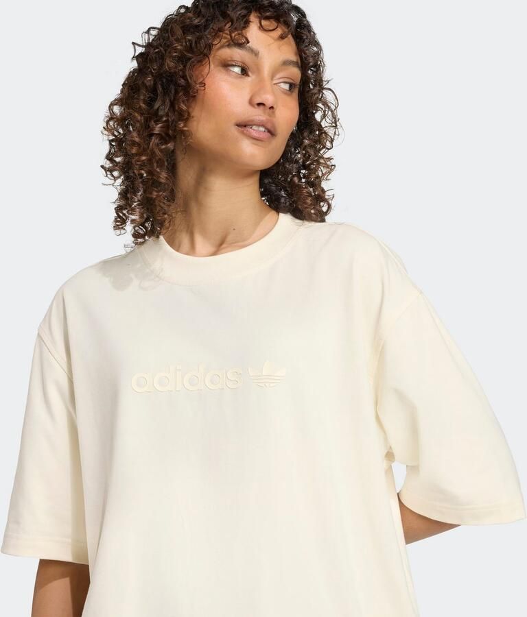 Adidas Originals T-shirt ESS LIN TEE OS Oversize-pasvorm casual stijl