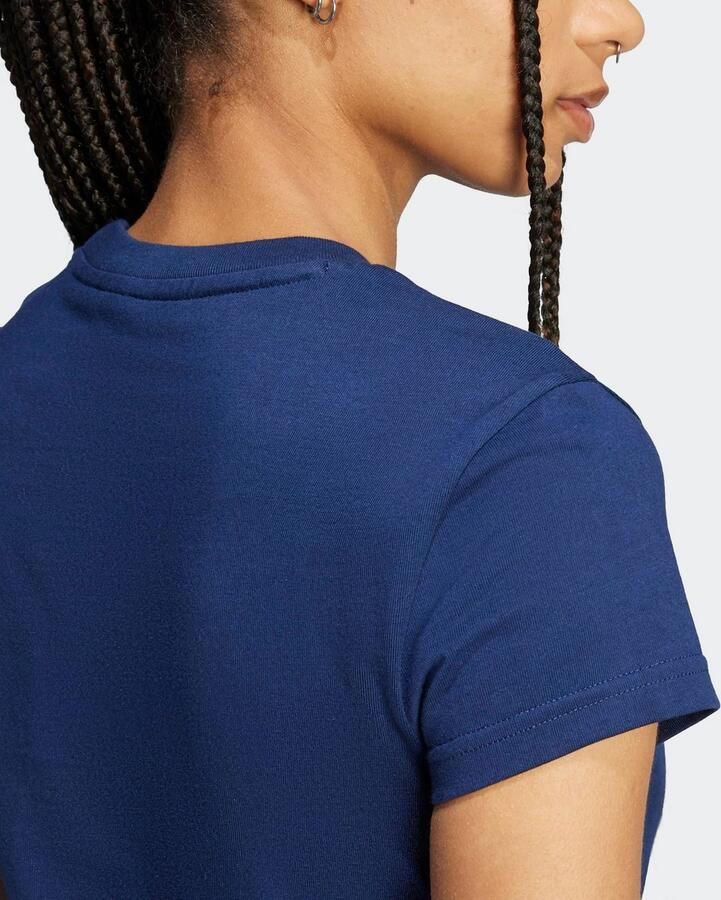 Adidas Originals Essentials Slim-fit T-shirt Blauw- Dames Blauw - Foto 2