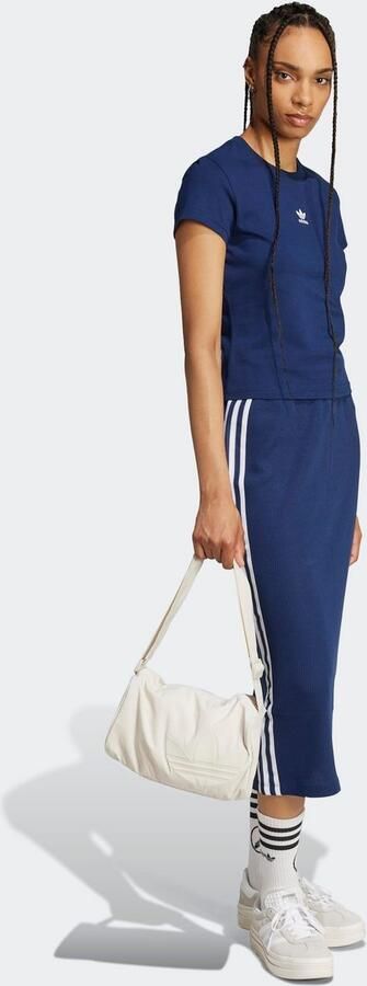 Adidas Originals Essentials Slim-fit T-shirt Blauw- Dames Blauw - Foto 7