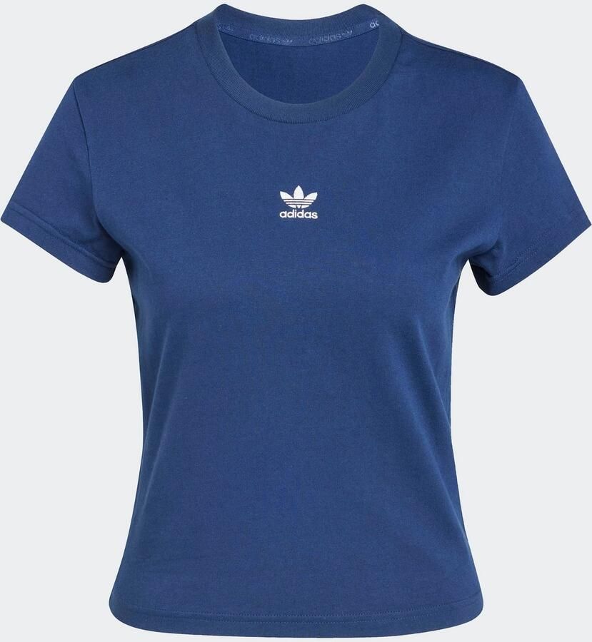 Adidas Originals Essentials Slim-fit T-shirt Blauw- Dames Blauw