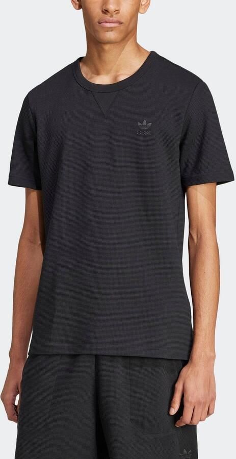 Adidas Originals Waffle T-Shirt Zwart- Heren Zwart - Foto 4