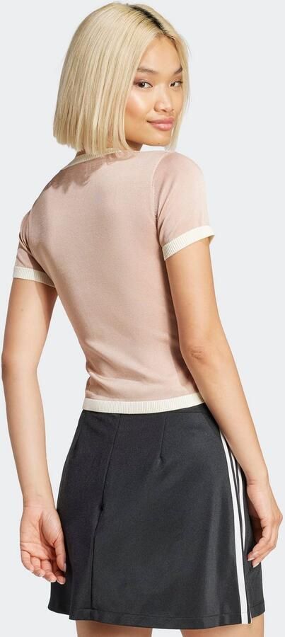 Adidas Originals T-shirt KNITTED 3S TEE - Foto 5