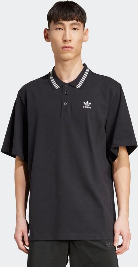 Adidas Originals Loose fit poloshirt met labelstitching - Foto 5