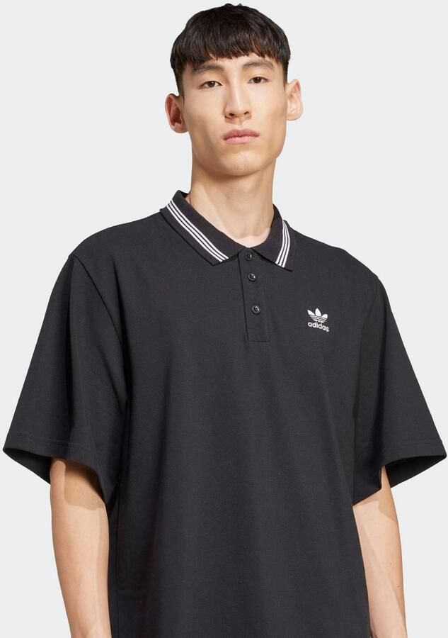 Adidas Originals Loose fit poloshirt met labelstitching - Foto 3