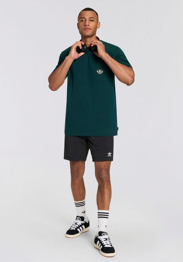 Adidas Originals T-shirt met borstzak en labelstitching - Foto 4