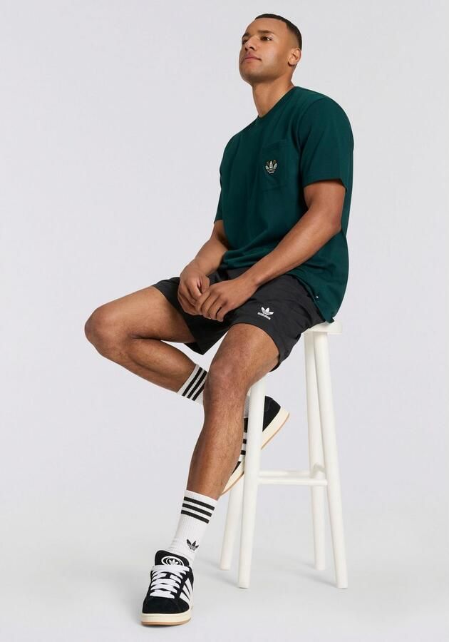 Adidas Originals T-shirt met borstzak en labelstitching - Foto 5