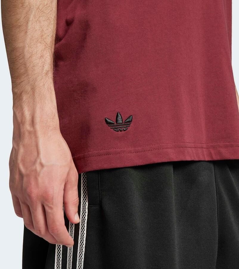 Adidas Originals T-shirt met geribde ronde hals - Foto 2