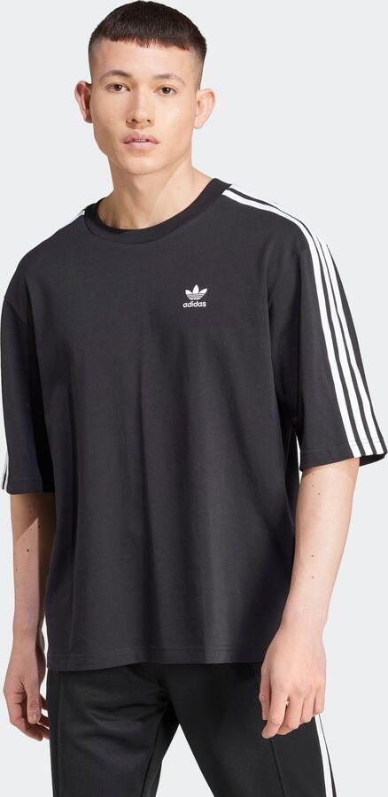 Adidas Originals Adicolor Oversized T-Shirt Zwart- Heren Zwart - Foto 6