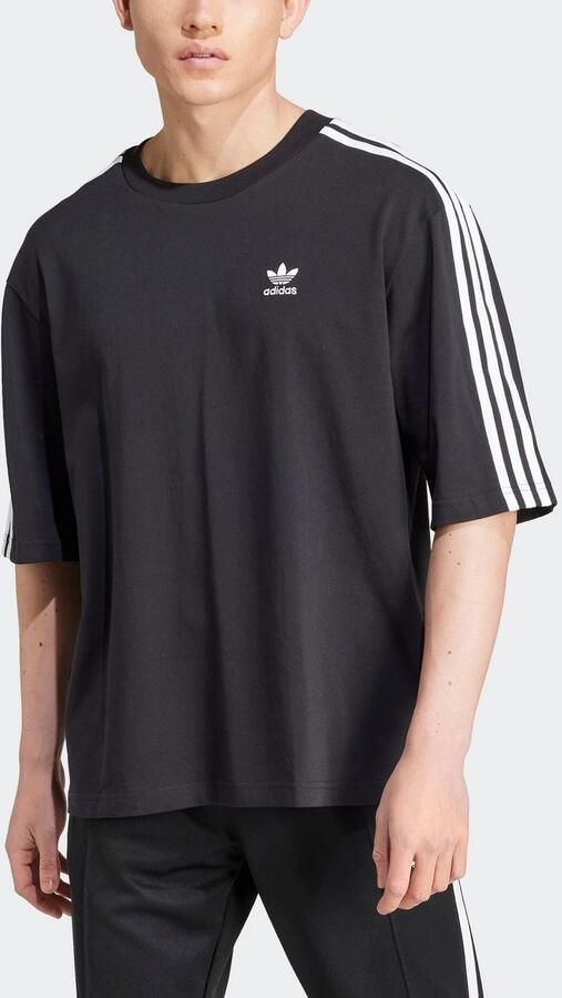 Adidas Originals Adicolor Oversized T-Shirt Zwart- Heren Zwart - Foto 4