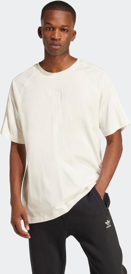 Adidas Originals T-shirt met geribde ronde hals - Foto 6