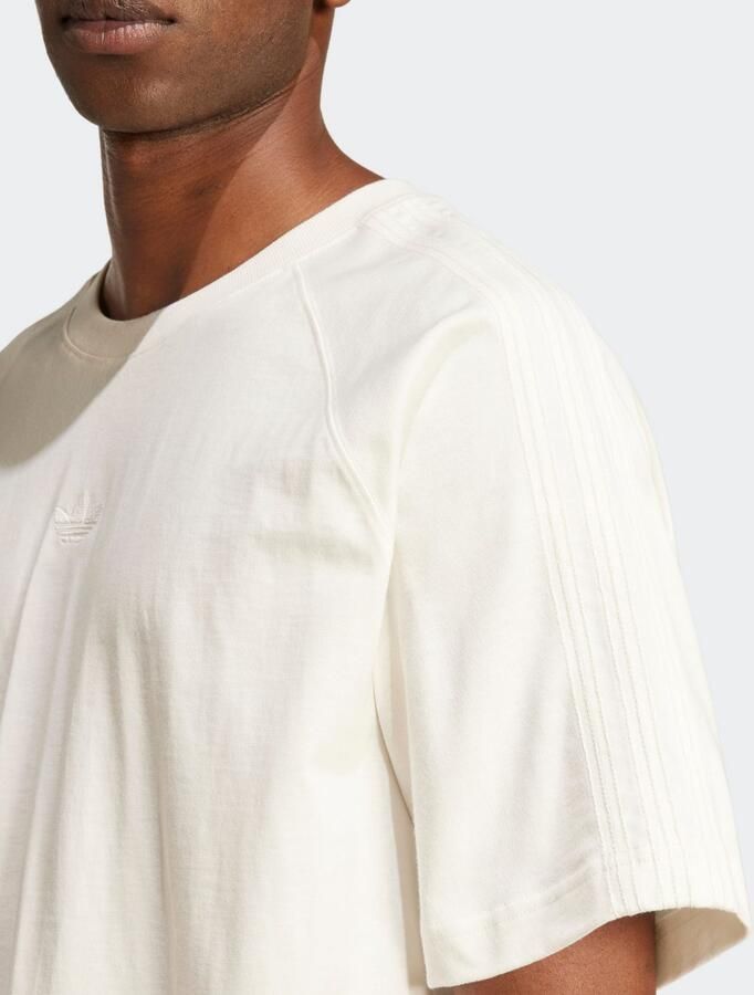 Adidas Originals T-shirt met geribde ronde hals - Foto 3