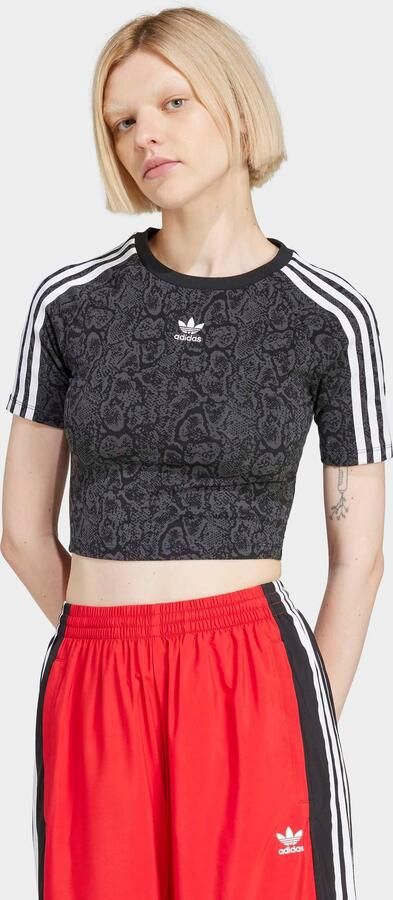 Adidas Originals Snake baby T-shirt Wo T-Shirts & Polo's zwart Maat XS Kleding - Foto 8