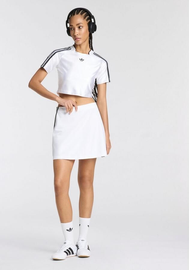 Adidas Originals 3-Stripes Mini Skirt Wit- Dames Wit - Foto 5