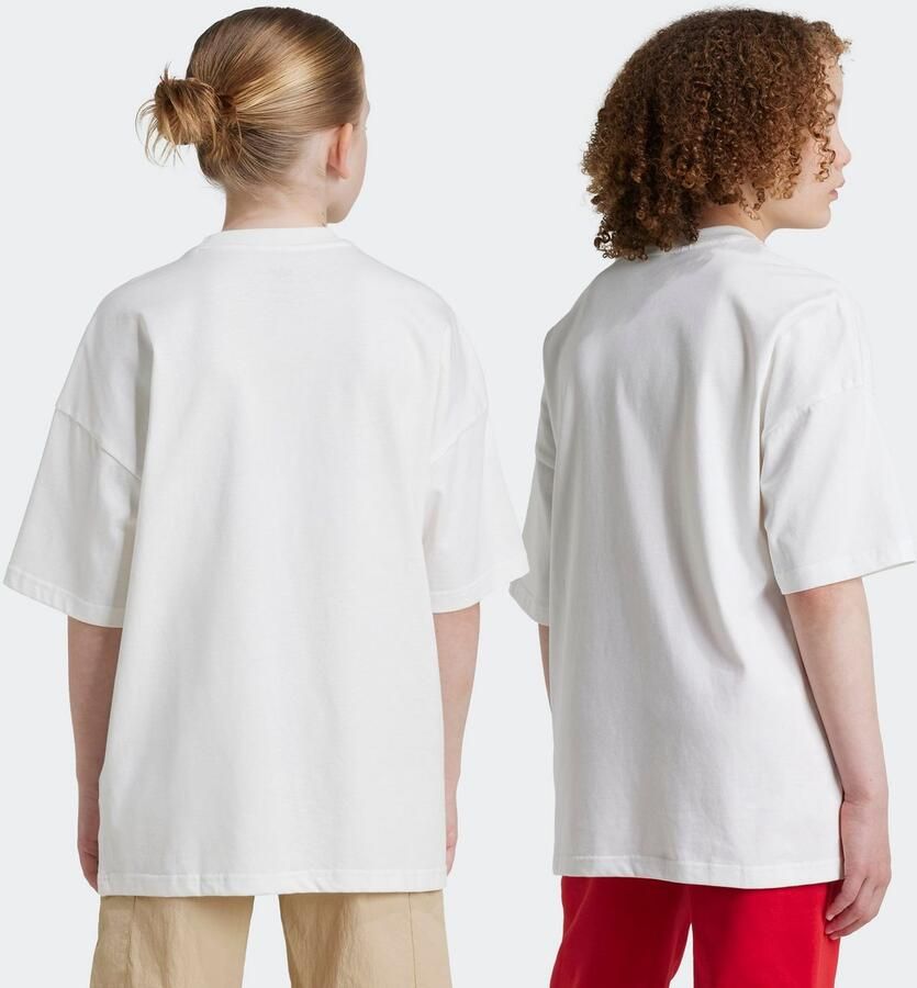 Adidas Originals Regular fit T-shirt met logostitching model 'Clow'