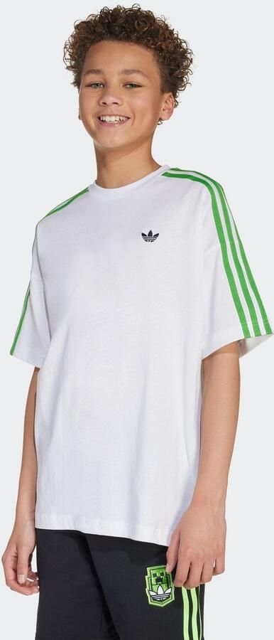 Adidas Originals Graphic Tee Minecraft Unisex T-Shirts wit Kleding - Foto 7