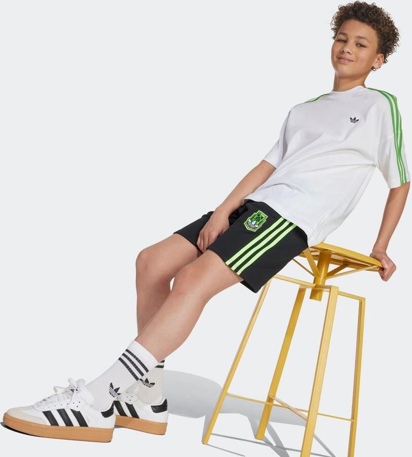 Adidas Originals Graphic Tee Minecraft Unisex T-Shirts wit Kleding - Foto 2