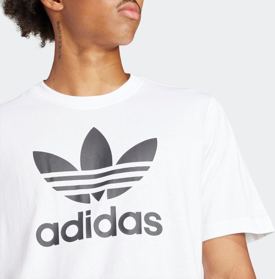 Adidas Originals T-shirt TREFOIL T-SHIRT Basic shirt met grote trefoil logoprint
