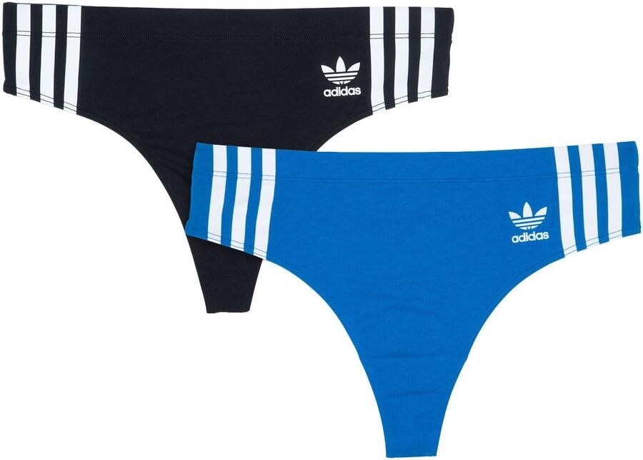 Adidas Originals T-string sportief design elastisch katoenmix hoge beenuitsnijding (Set van 2) - Foto 9