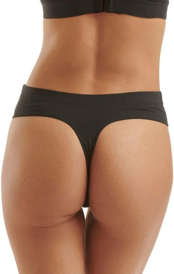 Adidas Originals T-string sportief design elastisch katoenmix hoge beenuitsnijding (Set van 2) - Foto 4