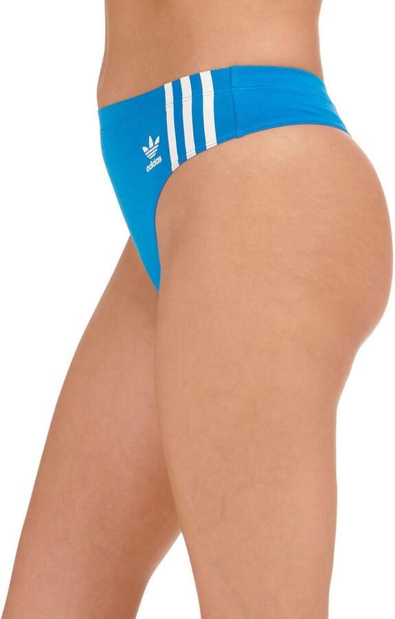 Adidas Originals T-string sportief design elastisch katoenmix hoge beenuitsnijding (Set van 2) - Foto 3