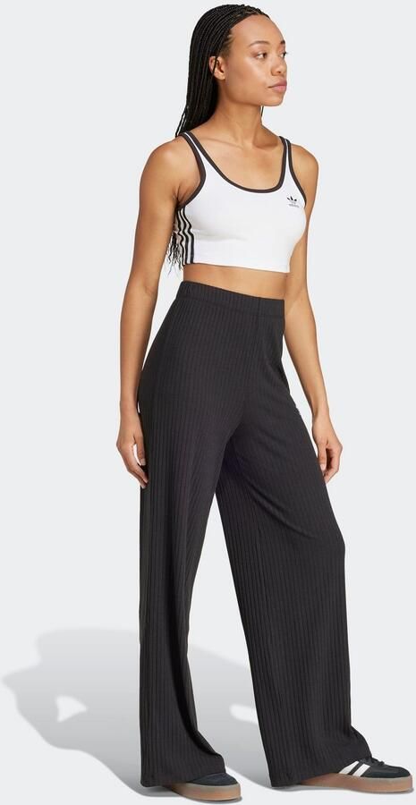 Adidas Originals 3-Stripes Crop Tank Top Wit- Dames Wit - Foto 6