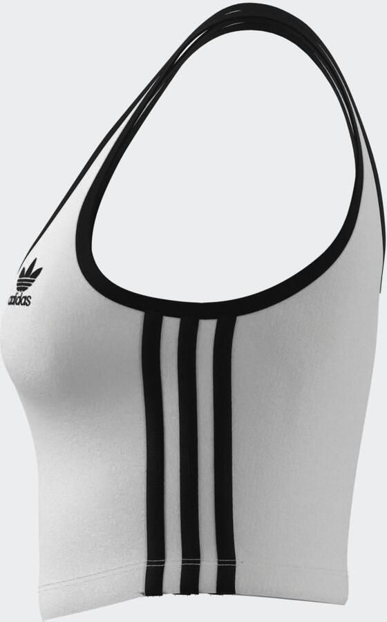 Adidas Originals 3-Stripes Crop Tank Top Wit- Dames Wit - Foto 5