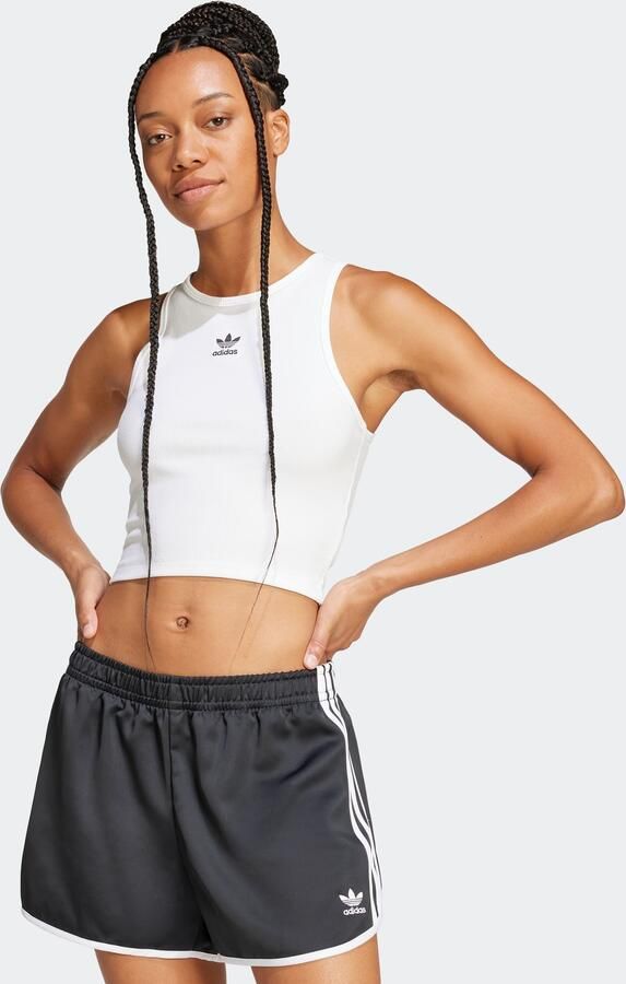 Adidas Originals Essential Ribbed Tanktop Women Tops wit Maat XS Kleding - Foto 4