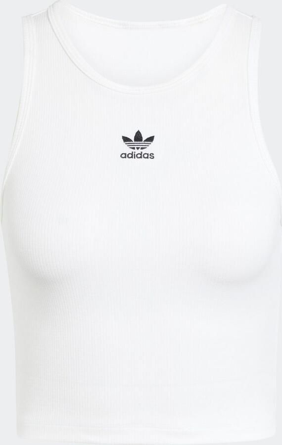 Adidas Originals Essential Ribbed Tanktop Women Tops wit Maat XS Kleding - Foto 5