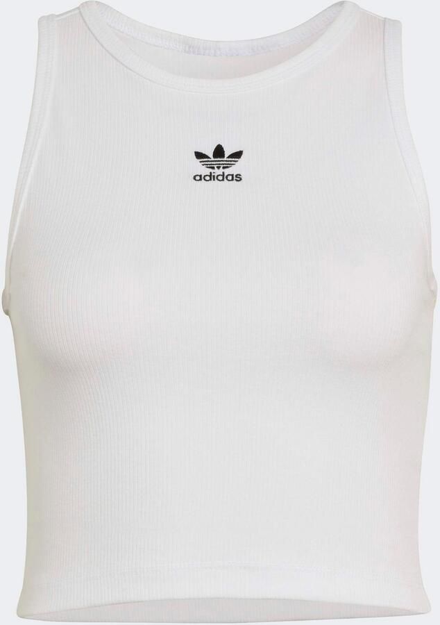 Adidas Originals Essential Ribbed Tanktop Women Tops wit Maat XS Kleding - Foto 3