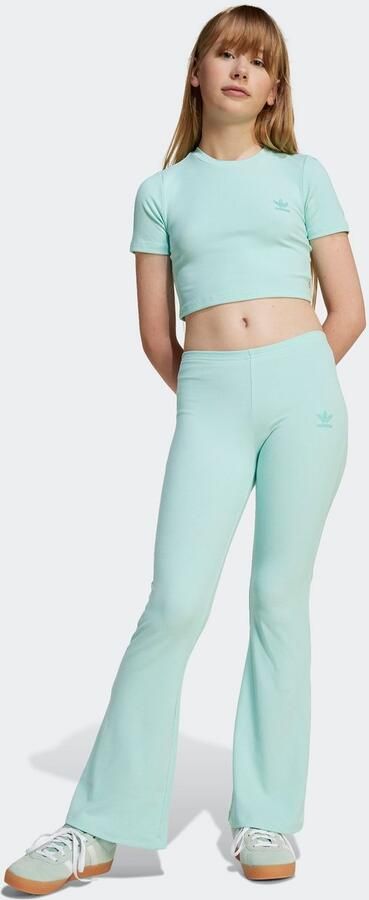 Adidas Originals Kort T-shirt met logoprint en ronde hals - Foto 5