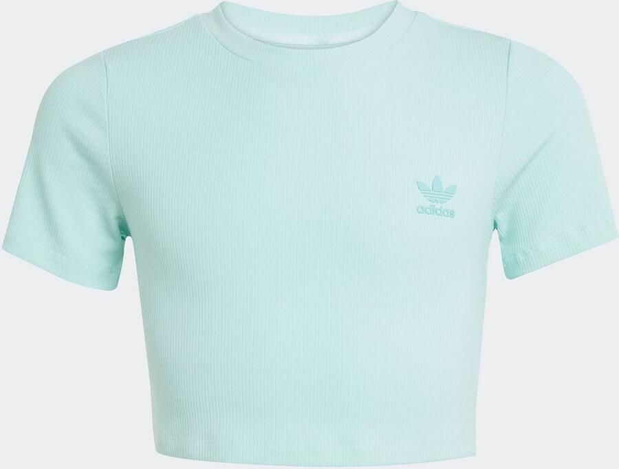 Adidas Originals Kort T-shirt met logoprint en ronde hals - Foto 2