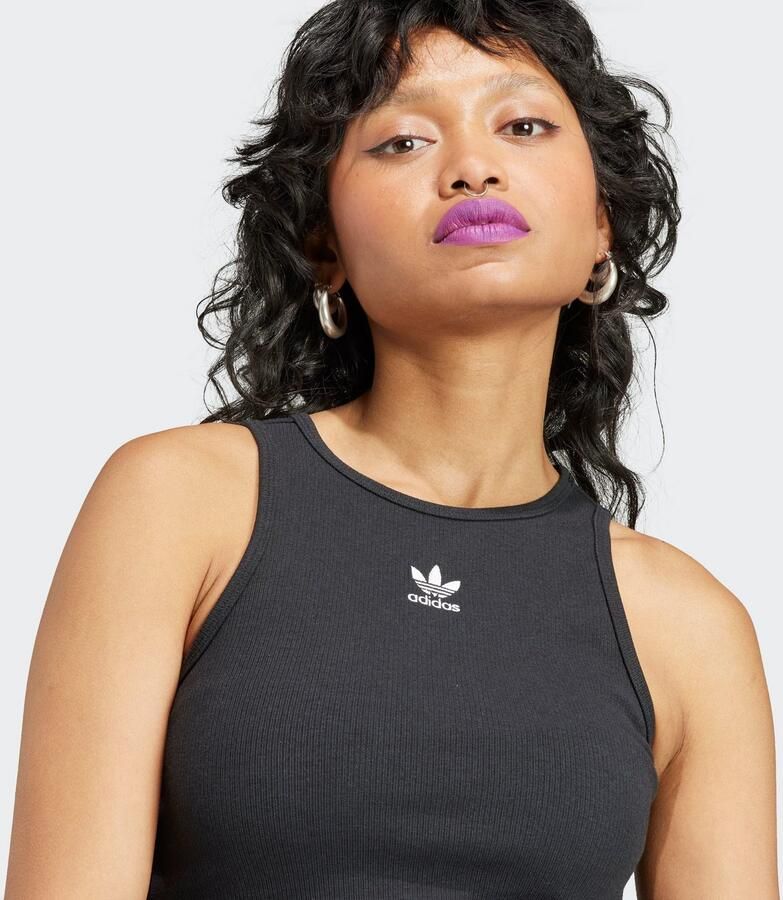 Adidas Originals Essentials Rib Tank Tanktops Kleding Black maat: XL beschikbare maaten:XS S M L XL - Foto 2