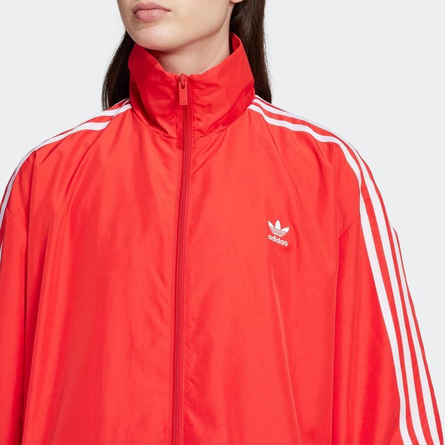 Adidas Originals Firebird oversized trainingsjacke Women Trainingspakken rood Maat XS Kleding