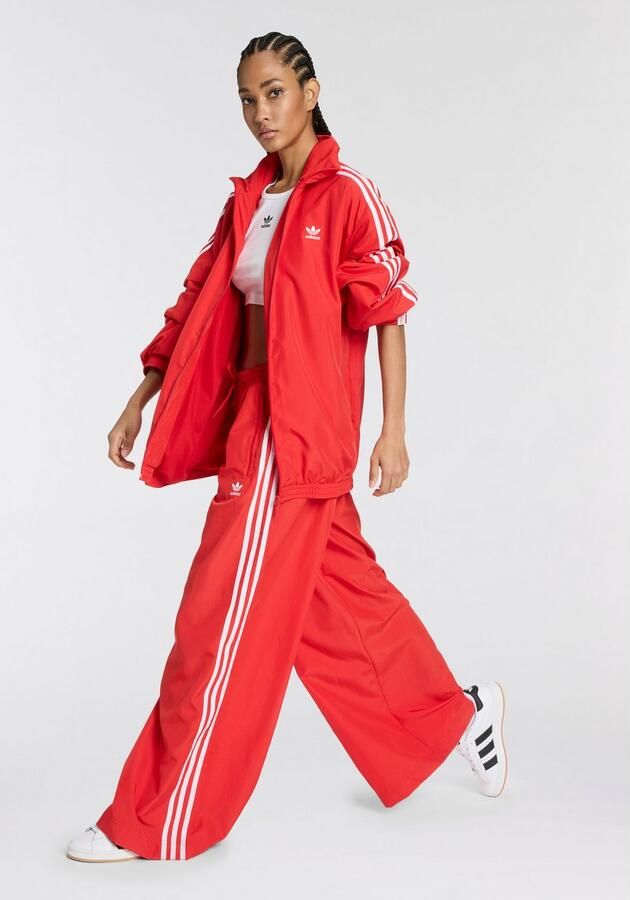 Adidas Originals Firebird oversized trainingsjacke Women Trainingspakken rood Maat XS Kleding - Foto 3