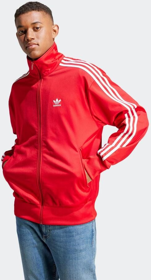 Adidas Originals Adicolor Firebird Trainingsjack Trainingsjassen Heren better scarlet white maat: XL beschikbare maaten:S M L XL - Foto 8