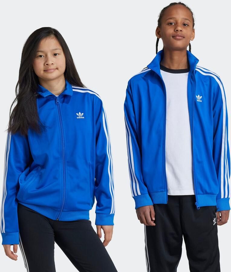Adidas Originals Adicolor Firebird Originals Jacket Trainingspakken in blauw formaten: 140 - Foto 10