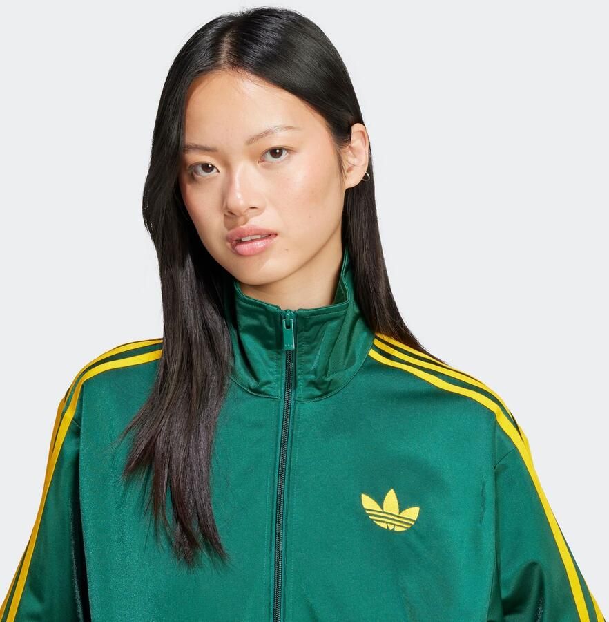 Adidas Originals Losse Firebird Trainingsjack women Trainingspakken groen Maat XS Kleding